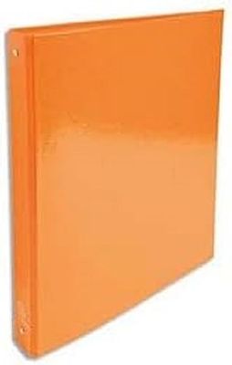 Exacompta Iderama - Carpeta A4 con 4 anillas de 30 mm, lomo de 40 mm, color naranja