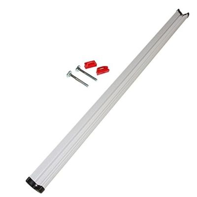 Peruzzo PE 989, Binario Alluminio 1300 mm Grigio Completo di 2 Tappi Unisex-Adult, Unica