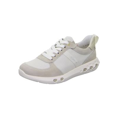 ARA Women's Jumper Sneaker, Shell Cream Platinum, 4 UK