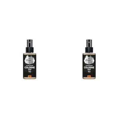 The Shave Factory After Shave Cologne - A Fragrant Essence For Impeccable After Shave Care For A Long-Lasting Sensation Of Freshness And Comfort (50ML, 10 Indian) (Pack of 2)