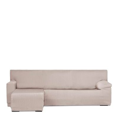 Eysa Luz Funda de sofá para Chaise Longue con el Brazo Corto Lado Izquierdo Vista Frontal Color Lino