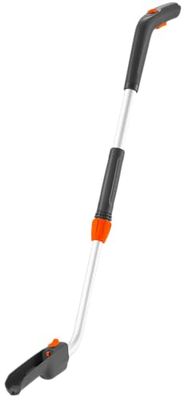 Gardena 09859-20 Cabo telescópico com rodas incluídas, acessório para tesoura de relva para uma postura erguida ao cortar as bordas da relva, turquesa/preto/laranja