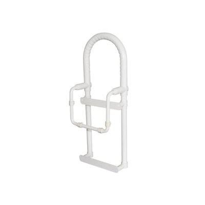 MSV 140701 stangen voor badkuip, polypropyleen, nylon/aluminium, wit