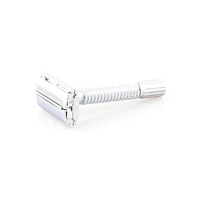 Epsilon Rasoio a Farfalla Argento Lucido, Standard, Unico