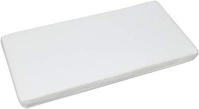 Easy Dort - Matelas couffin bébé 40 x 80 cm - Berceau, nacelle ou lit bébé - Housse en Bambou | Été & Hiver | Double Face | Très Confortable | Fabrication Française 40x80 cm | Blanc