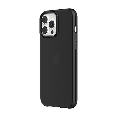 SURVIVOR Funda Transparente para Apple iPhone 13 Pro MAX [diseño Delgado, 1,8m Resistente a caídas, 5G, Compatible con MagSafe & Qi Wireless Charging Compatible] Negro/Transparente