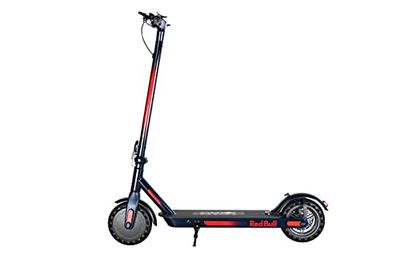 REDBULL RACING Trotinette Teen 10 7A Versione D, Nero, Monopattino, 10 pollici, 20 km/h, 20 km, Freni Avanzati