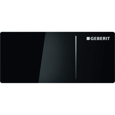 Geberit Placca di azionamento Sigma 70 (pezzo di ricambio, colore vetro nero, per 2 volumi) 242813SJ1