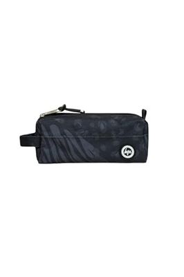 hype Trousse Scolaire uni Bureau Papeterie pour garçons Filles Hommes Femmes, Trousse à Crayons avec imprimé Animal Noir, Taille Unique, Moderne