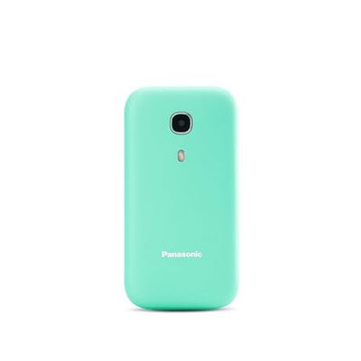 Panasonic KX-TU400EXC - Teléfono Móvil Para Personas Mayores (Botón SOS, Pantalla color TFT 2.4", 450HRS en Reposo, 4HRS de Conversación, Linterna, Cámara, Bluetooth), color Turquesa
