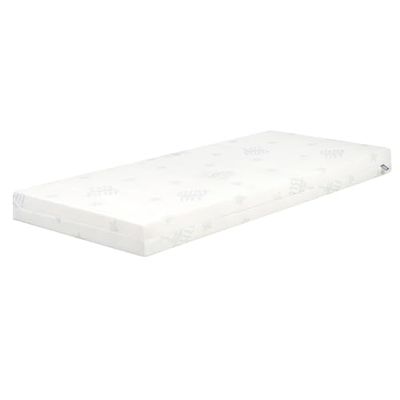 roba Asleep® Protect Rolmatras, 70 x 140 cm, babymatras met vochtbescherming, voor kinderbed, ademend en puntelastisch, geperforeerd premium schuim, afneembare overtrek, wit