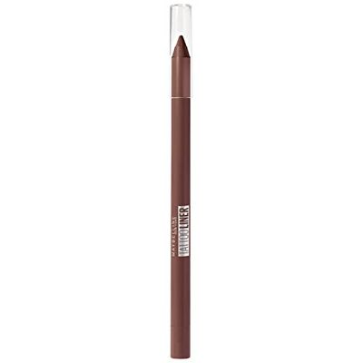 Maybelline New York, Tattoo Liner, Lápiz de Ojos Semi-permanente, Waterproof, No transferible, Tono: 911 Smooth Walnut, Marrón, 1.3 gr