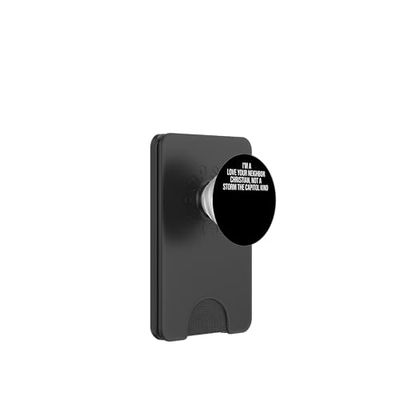 I'm A Love Your Neighbor Christian Político PopSockets PopWallet para MagSafe