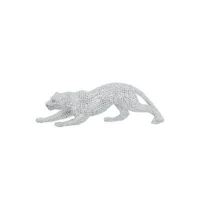 PLATEADO GRANULADO GRANULADO FIGURD LIOPARD_29X8X10CM