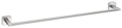 tesa ESTEETIC - Toallero Adhesivo de Barra para Baño - Montaje sin Taladrar - Alta Fuerza de Fijación con Tecnología Power.Kit - 50 x 630 x 85 mm - Acero Inoxidable