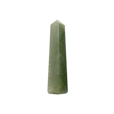 VIE Obelisk Tower, 8-10cm, Green Aventurine