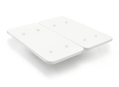 Cama express - Base Tapizada con Válvulas de Transpiración - Color Blanco - No Incluye Patas - Medida: 180x190 cm