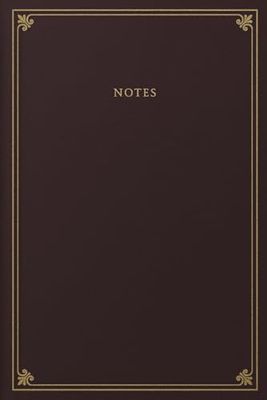Notes – Classic Journal | 6″ x 9″ | 120 Dated & Lined Pages | Premium White Paper