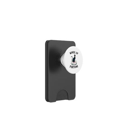 Wheel Of Fortune Cat Joke Robot Vacuum Cleaner Cat PopSockets PopWallet for MagSafe