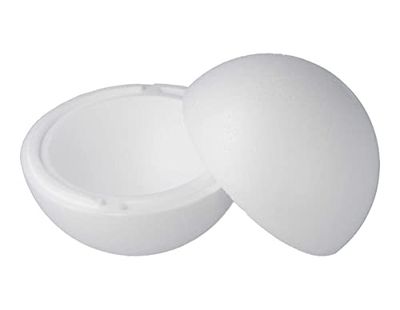 INNSPIRO Boules de porex 2 moitiés diam.15cm. Boîte 19u. Formes géométriques