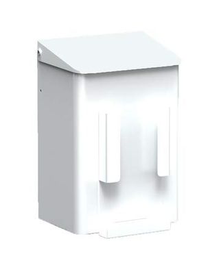 All Care 8245 MediQo-line Roestvrijstalen hygiënische afvalcontainer + hygiënezakhouder, 6 liter, wit