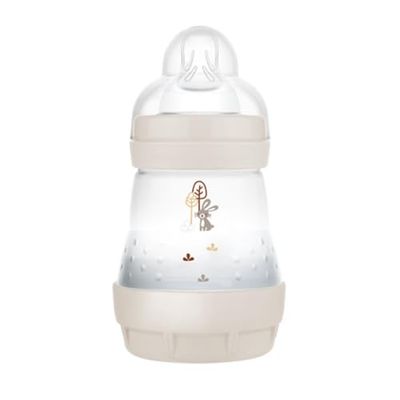 MAM - Easy Start Anti-koliek fles 0+ maanden langzame doorstroming (160 ml) zand - fles ter vermindering van koliek en klachten van de baby - babyfles compatibel met borstvoeding