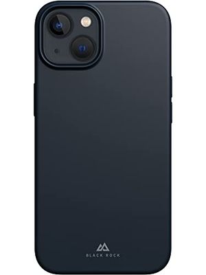 Black Rock - Fodral urban skal, silikonskal, lämpligt för Apple iPhone 14 I mobilskal, silikon, tunt, halkfritt (midnatt)