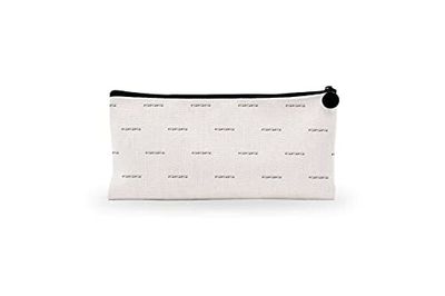 Bonamaison, Digitaal bedrukt canvas etui met ritssluiting, etui met ritssluiting, pennenzak voor school, canvas voor kinderen, jongens, meisjes, 100% katoen, uniseks, 1 stuk, 21 x 12 cm