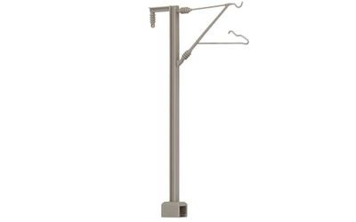 Heico - HC8035 - Mâts Caténaires Modernes à Profil en T Couleur Grise Pack de 10 Unités Modèle Railwayaccessories, Power et Control