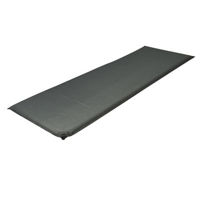 Well Home Matelas Auto-gonflant en Polyester et éponge Marron 196 x 67 x 5 cm