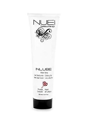 Nuei inlube Lubrificante Base Acqua, aroma lecca-lecca cuore – 100 ml