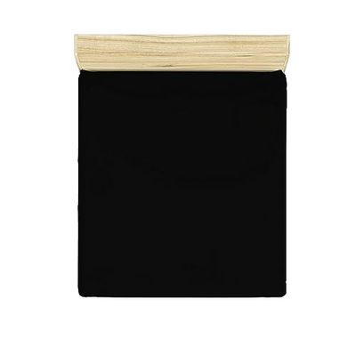 Lenzuolo con angoli 180 x 200 nero