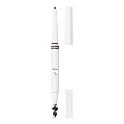 e.l.f. Instant Lift Waterproof Brow Pencil, matita per sopracciglia a lunga tenuta, per modellare e definire le sopracciglia, prodotto vegano e non testato sugli animali, Neutral Brown