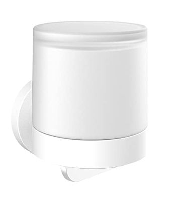 Emco Distributeur de Savon Liquide Rond, Fonctionnement à Une Main, métal, Blanc, Normal