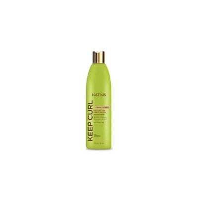 Kativa Balsamo per Capelli Ricci Naturali o Permanenti 355 ml | Definizione e Lucentezza | Succo di Kiwi e Arancia