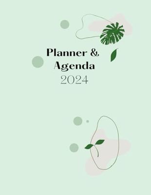 2024 Monthly Planner: 1 year Calendar with Tasks and Schedule Organizer, and US Holidays