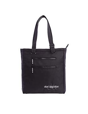 DON ALGODON Women's Zoe Bag, Black/White, Bolso Shopper