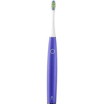 Oclean Air 2 Spazzolino Elettrico Sonico, Design Portatile Ultra-Silenzioso, Setole DuPont, 2 Ore di Ricarica Rapida per una Durata di 40 Giorni, Impermeabilità IPX7, Viola
