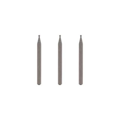 Dremel 106 Lot de 3 Fraises à Graver, Bout Rond, Ø 1,6mm pour Sculpter et Graver dans le Bois avec Outils Multi-usages,