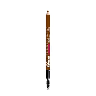 NYX Professional Makeup Powder Louder Brow Pencil, Buildable Shades, Up to 12 Hours of Wear, Transfer and Fade Resistant, With Thickening Micro-Fibres, Vegan Formula, Shade: Auburn