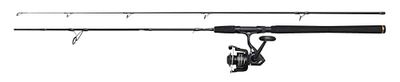 PENN Wrath II Spinning Combo, Havsspö och rulle kombo, Spinning Combos, Havsfiske, Havsabass, Unisex, Svart, 2,44 m, 15-40 g