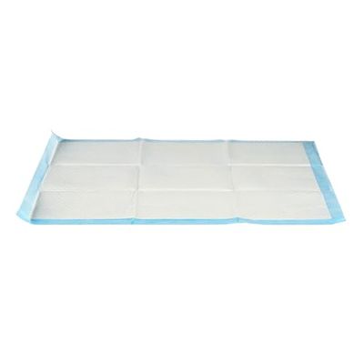 Well Home 10u jednorazowe podkładki z super chłonnym klejem 60x90cm biało-niebieskie