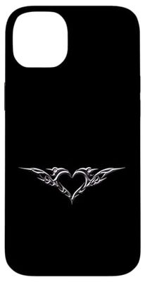 Gothic Heart Emo Tribal Heart Love Tattoo Aesthetic Emo Case for iPhone 14 Plus