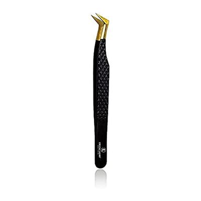 Crystal Lashes Penguin Tweezers Black