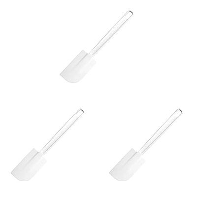 Vogue J081 Rubber Ended Spatula, Dimensions: 10" Long, White (Pack of 3)