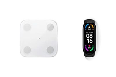 Xiaomi Mi Smart Band 6 en schaal