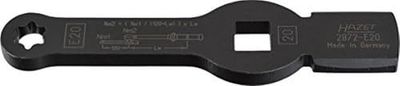 HAZET 2872-E24 219 mm E 24 Torx Profile Slogging Wrench with 2 Striking Faces - Multi-Colour