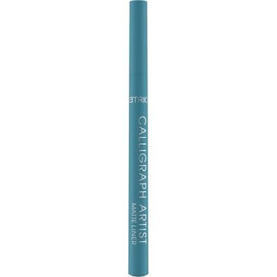 Catrice Calligraph Artist Mate Liner, delineador de ojos, n.º 030, verde, resultado inmediato, color intenso, mate, vegano, sin micropartículas de plástico, sin nanopartículas, sin perfume, 1 unidad
