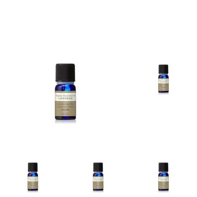 Neal’s Yard Remedies | Lavender Organic Essential Oil | Relaxing Essential Oil | Naturally Calming Oils | 10ml (Pack of 5)
