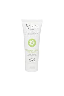 Marilou Bio - Gommage Visage Exfoliant bio à l'eau de Verveine - Affine le grain de peau, redonne de l'éclat - 99% d'ingrédients d'origine naturelle - 75 ml